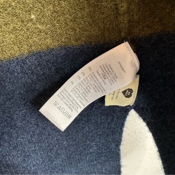 Madewell Kent Colorblock Cardigan Sweater Pull On Fall Cardi Small - Picture 9 of 9